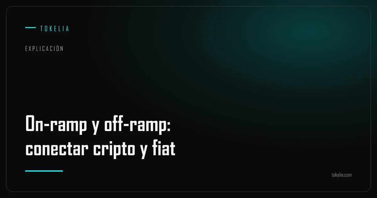 Un puente de doble vía entre una cuenta bancaria fiat y una wallet cripto