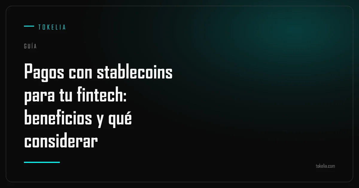 Valor en stablecoin fluyendo desde una wallet hacia rieles de liquidación en fiat