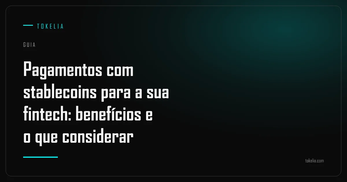 Valor em stablecoin fluindo de uma carteira para os trilhos de liquidação em moeda fiduciária